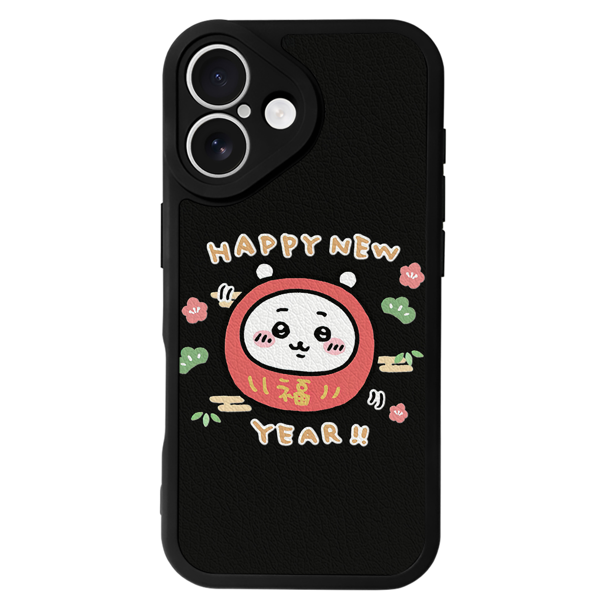 （画像用） ちいかわ ちいかわ Chii-kawa chiikawa 【iPhone 16シリーズ対応】シリコンスマホケース（レザー調） 材質：シリコン